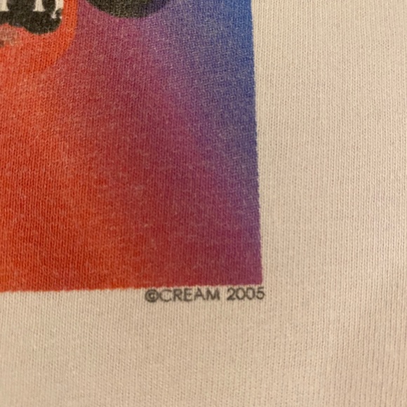 Vintage 2005 CREAM Tour T Shirt - Picture 7 of 8